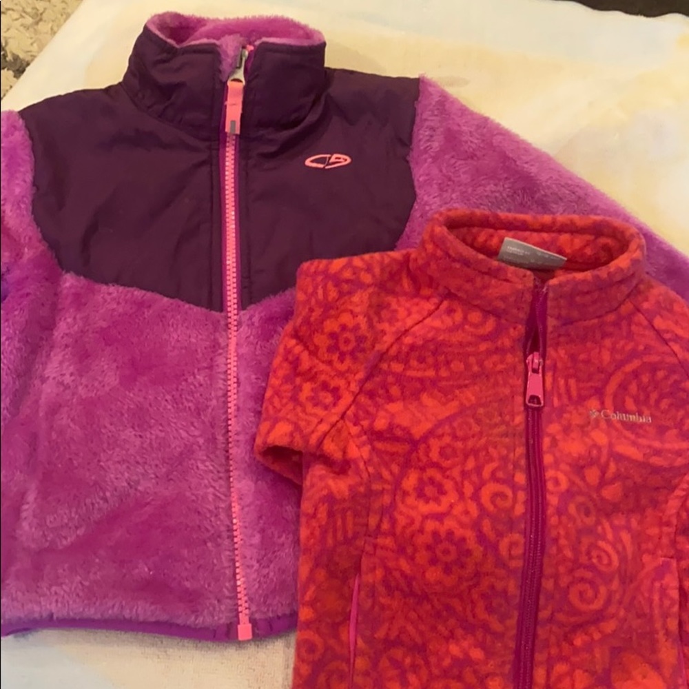 Toddler Girls Columbia &Champion Hoodies!